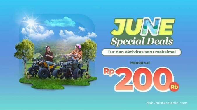 Promo Mister Aladin Bulan Juni, Nikmati Diskon Tur & Aktivitas Hemat s.d Rp 200.000