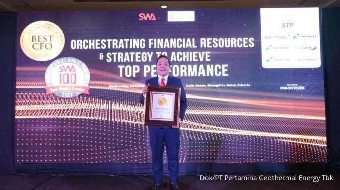 Direktur Keuangan Pertamina Geothermal Energy Raih Penghargaan Indonesia Best CFO2023