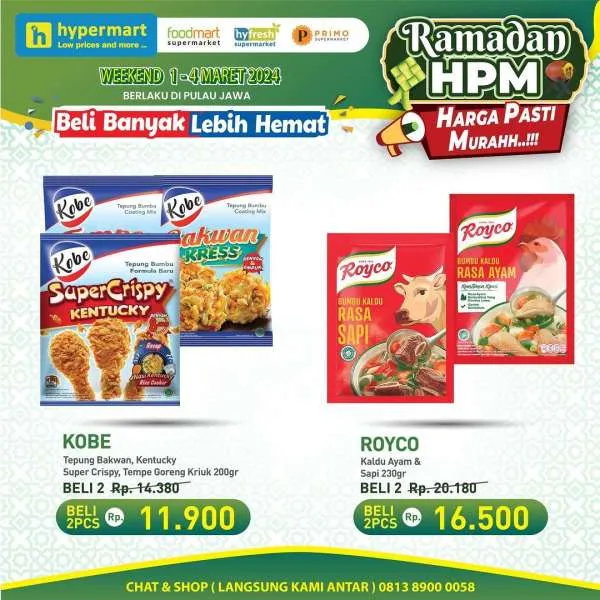 Promo Hypermart Beli Banyak Lebih Hemat Periode 1-4 Maret 2024