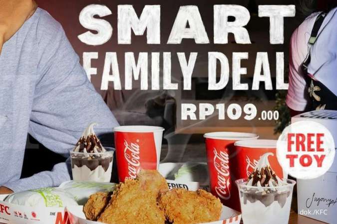 Promo KFC Weekend 5-6 Februari 2022, Paket Smart Family Deals Rp109.000