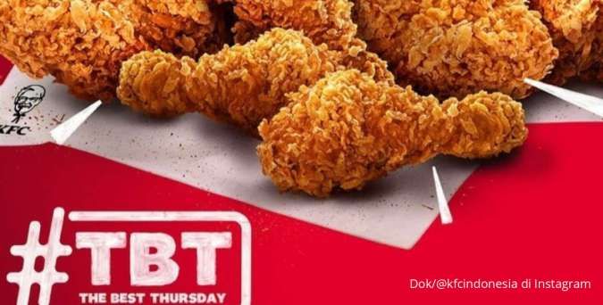 Promo KFC The Best Thursday 9 Februari 2023, Ayam Goreng Harga Spesial di Hari Kamis