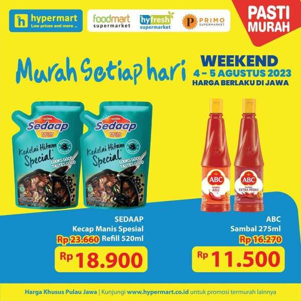 Katalog Harga Promo JSM Hypermart Terbaru 4-7 Agustus 2023