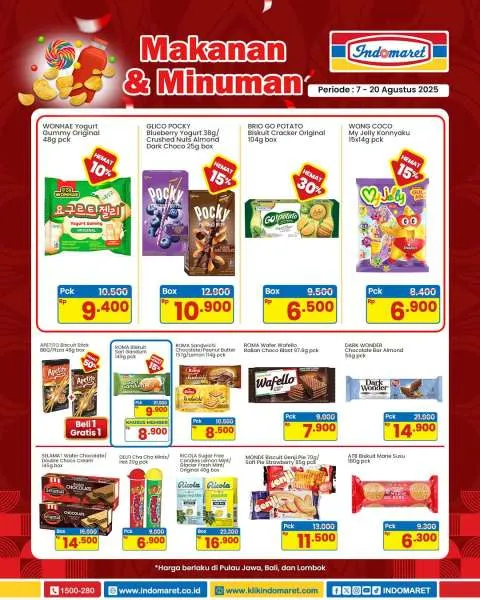 Promo Indomaret Super Hemat Periode 7-20 Agustus 2025