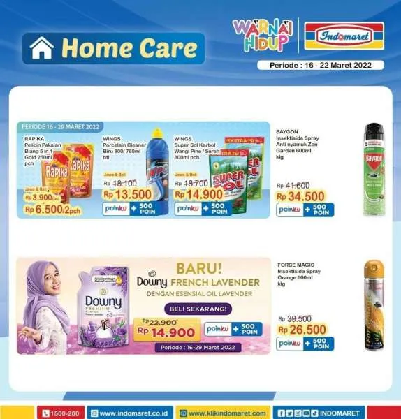 Promo Indomaret Super Hemat Periode 16-22 Maret 2022
