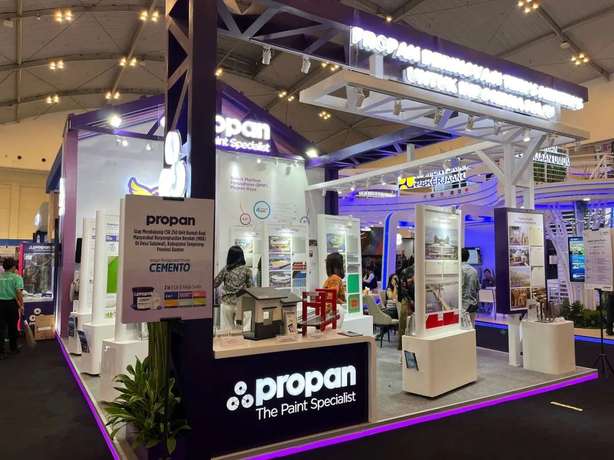 Propan Tampilkan Inovasi Cat di Pameran Konstruksi Indonesia 2024