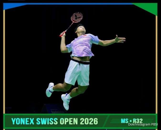 Hasil Swiss Open 2026, Putri dan Ginting Melaju Mulus ke Babak 16 Besar