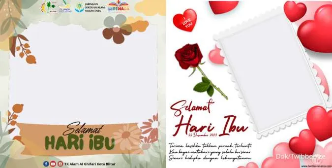 65 Twibbon Hari Ibu 2023 Desain Unik dan Elegan, Cocok Jadi Foto Profil