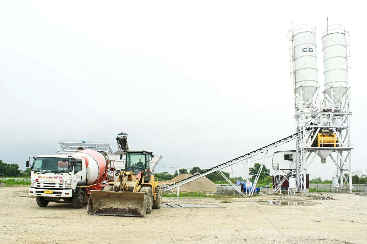 Anak Usaha SIG, Varia Usaha Beton Resmikan Ready-Mixed Batching Plant di Palembang