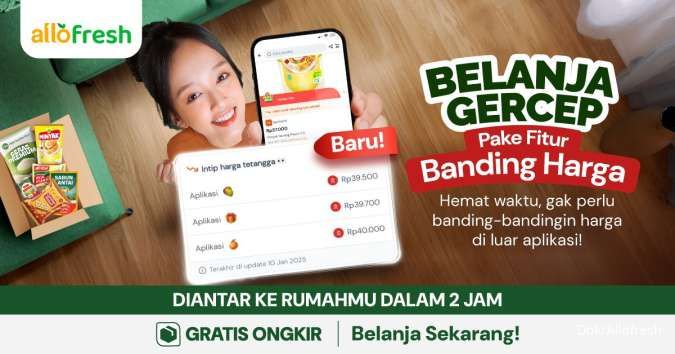 AlloFresh Luncurkan Fitur Banding Harga, Bantu Belanja Lebih Hemat