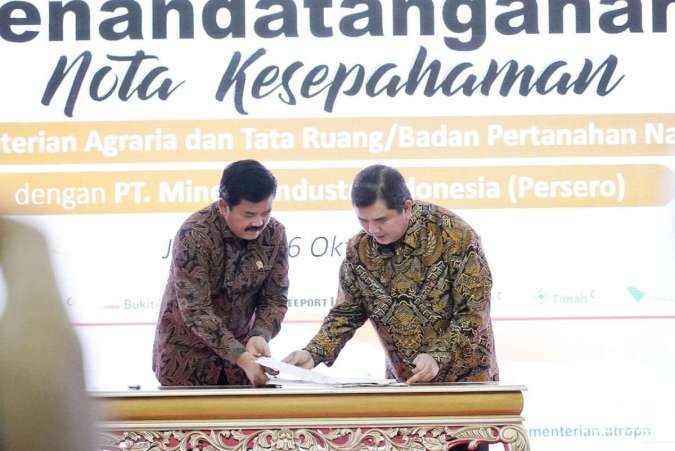 Pastikan Pengamanan Wilayah Tambang, MIND ID Gandeng Kementerian ATR/BPN