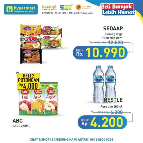 Promo Hypermart Beli Banyak Lebih Hemat Periode 10-13 Mei 2024