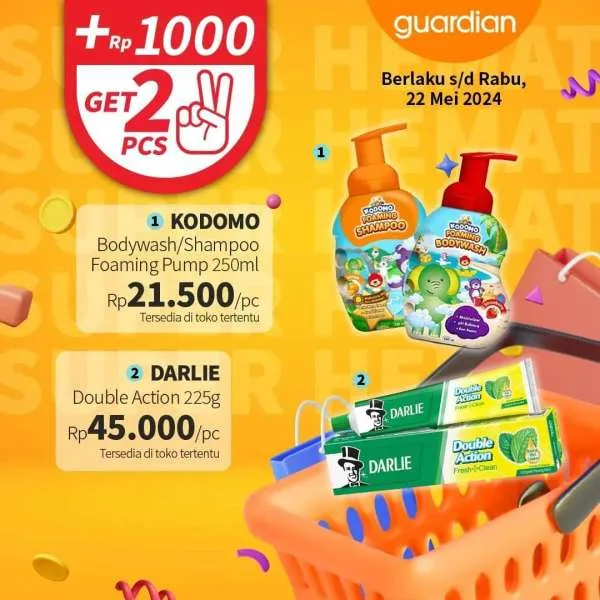 Promo Guardian Super Hemat Periode 9-22 Mei 2024