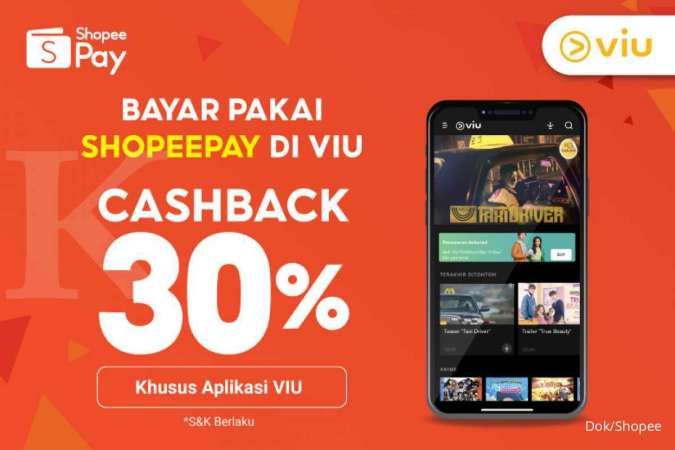 Kini, ShopeePay menjadi channel pembayaran digital dalam aplikasi Viu