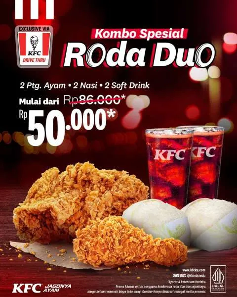 Promo KFC Kombo Spesial Roda Duo