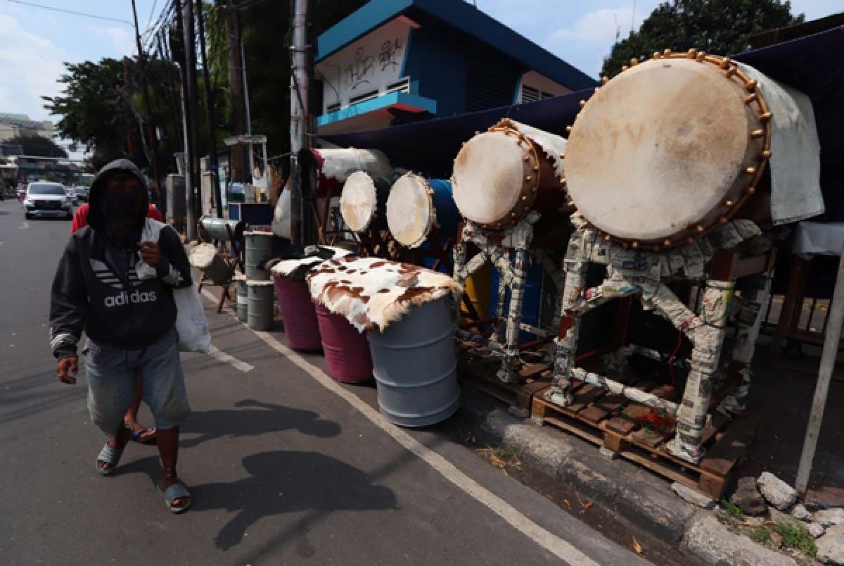 Penjualan bedug turun drastis