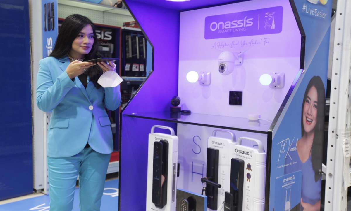 Produk alat rumah tangga pintar Onassis Smart Living