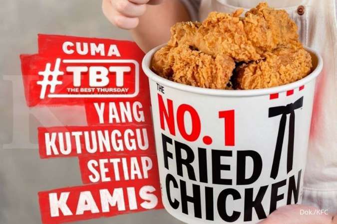 Super Kenyang! Promo KFC 21 Oktober 2021, The Best Thursday 10 Ayam Cuma Rp 90.000