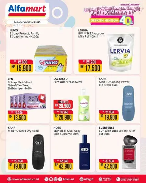Promo Alfamart Personal Care Fair Periode 16-30 Juni 2025
