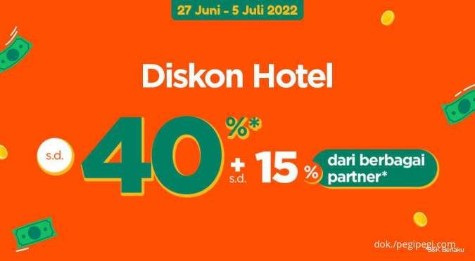 Manfaatkan Promo Gajian PegiPegi, Ada Diskon Hotel s.d 40% + 15% Berbagai Bank