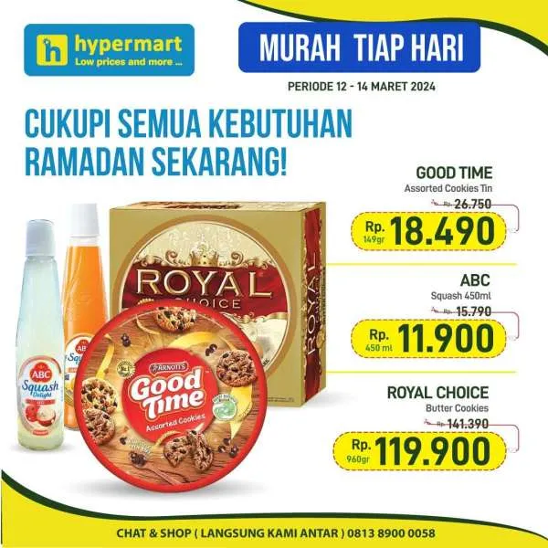 Promo Hypermart Hyper Diskon Weekday Periode 12-14 Maret 2024