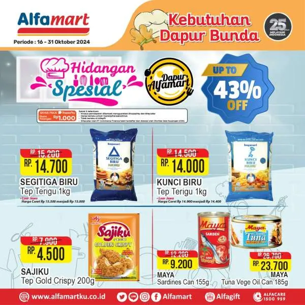 Promo Alfamart Kebutuhan Dapur Periode 16-31 Oktober 2024