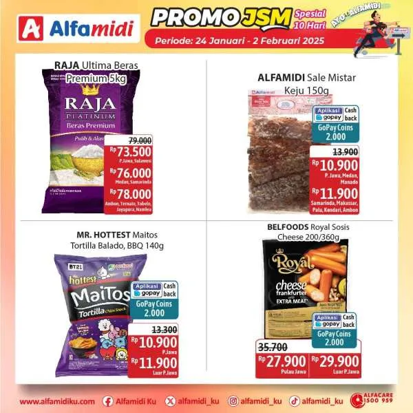 Promo JSM Alfamidi Periode 24 Januari-2 Februari 2025