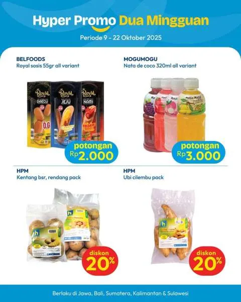 Promo Hypermart Dua Mingguan Periode 9-22 Oktober 2025