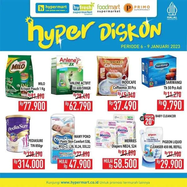 Harga Promo JSM Hypermart 6-9 Januari 2023, Promo Hyper Diskon Weekend