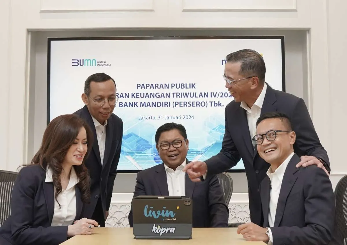 Terus Melaju! Bank Mandiri Gapai Laba Bersih Rp 55,1 Triliun di Tahun 2023