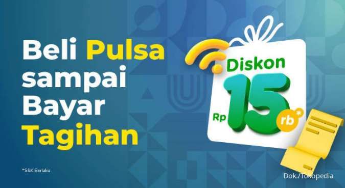 Promo Tokopedia April 2022 untuk Pengguna Baru, Beli Pulsa Ada Diskon Rp 15.000