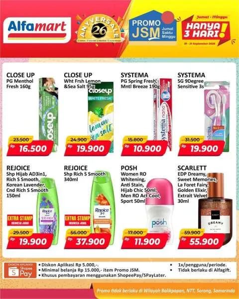 Promo JSM Alfamart Periode 19-21 September 2025