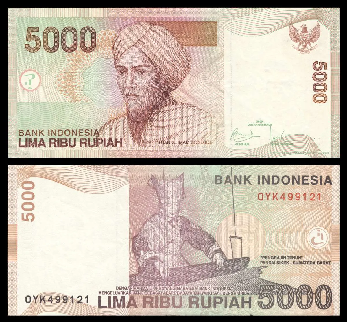 Tuanku Imam Bonjol: Kisah Pahlawan di Pecahan Rp5.000 yang Diedarkan 6 November 2001