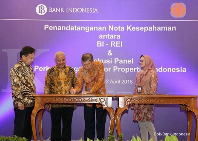 BI sepakat bertukar informasi dengan perusahaan realestat Indonesia