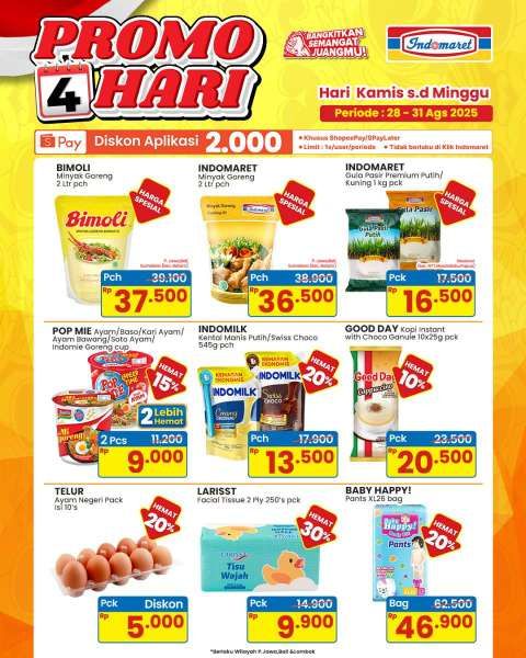 Promo Indomaret Weekend 28-31 Agustus 2025