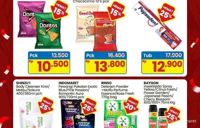 Promo JSM Indomaret Periode 29-31 Agustus 2025, Pepsodent-Frisian Flag Diskon 25%
