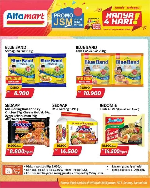 Promo JSM Alfamart Periode 4-7 September 2025