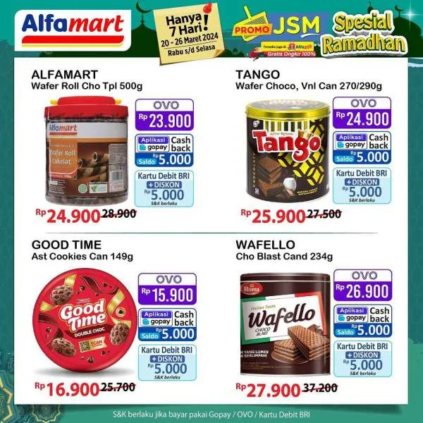 Promo JSM Alfamart Hanya 7 Hari Periode 20-26 Maret 2024