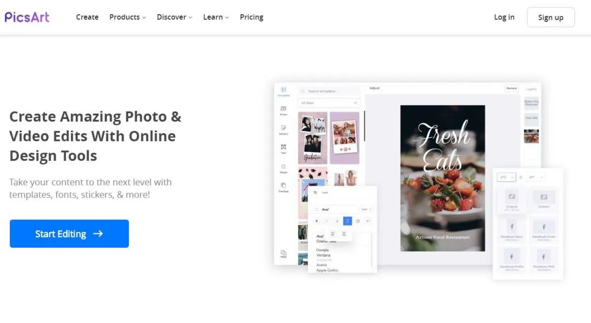 Aplikasi edit foto PicsArt sudah bisa diakses lewat web, ini dia linknya