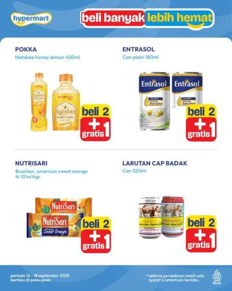 Promo Hypermart Beli Banyak Lebih Hemat Periode 12-18 September 2025