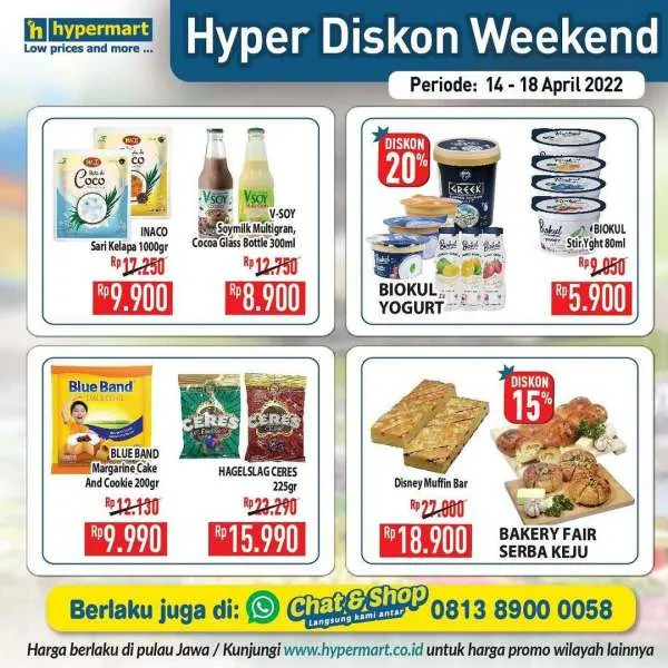 Promo Hypermart Hyper Diskon Weekend Periode 14-18 April 2022