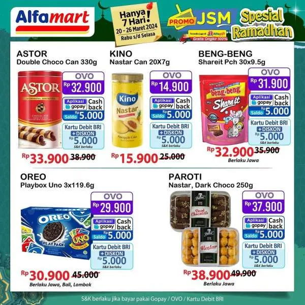 Promo JSM Alfamart Hanya 7 Hari Periode 20-26 Maret 2024