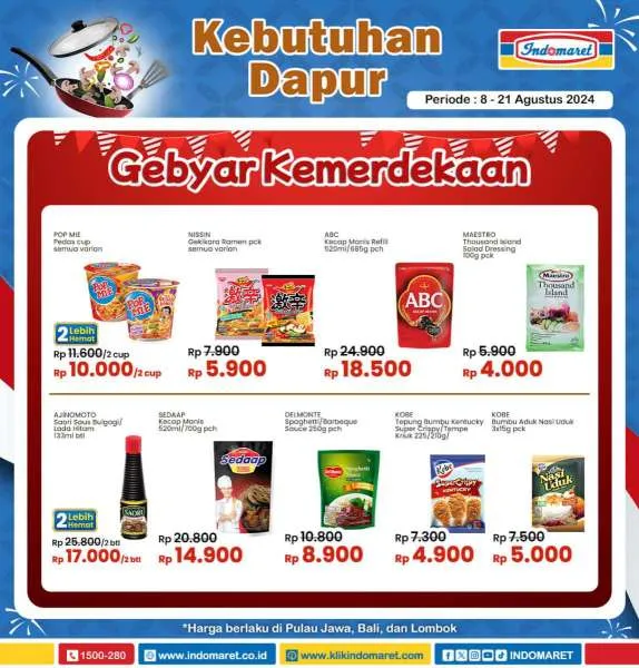 Promo Indomaret Super Hemat Periode 8-21 Agustus 2024