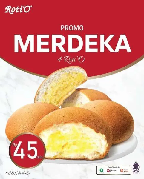Promo Merdeka RotiO Paket 4
