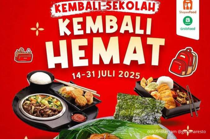 Promo Gokana Kembali Sekolah Kembali Hemat 14-31 Juli, Paket Berdua Harga Spesial
