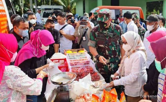 Antusiasme Warga Tigaraksa Tangerang Sambut Pasar Murah Ramadan Kementan