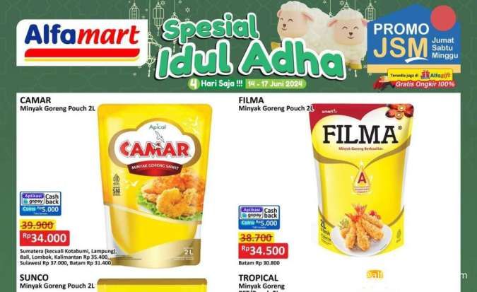 Promo JSM Alfamart 14-17 Juni 2024 Spesial Idul Adha, Promo Minyak Goreng dan Kecap