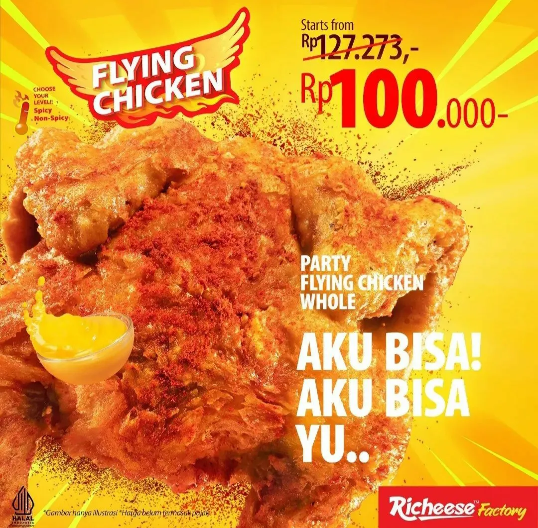 Promo Richeese Factory Flying Chicken Whole