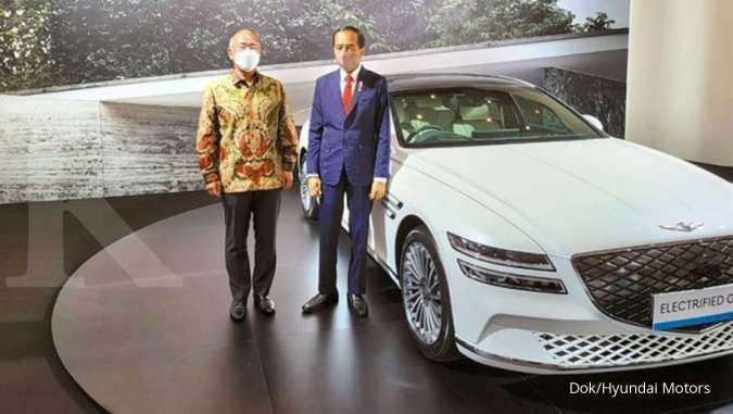 Hyundai tunjuk Genesis Model Electrified G80 jadi mobil resmi VIP KTT G20 Bali 2022