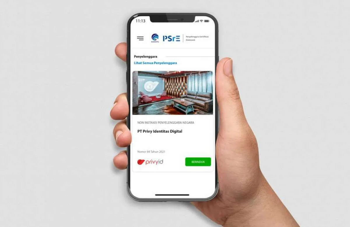 PrivyID resmi menyandang status PSrE berinduk dari Kominfo