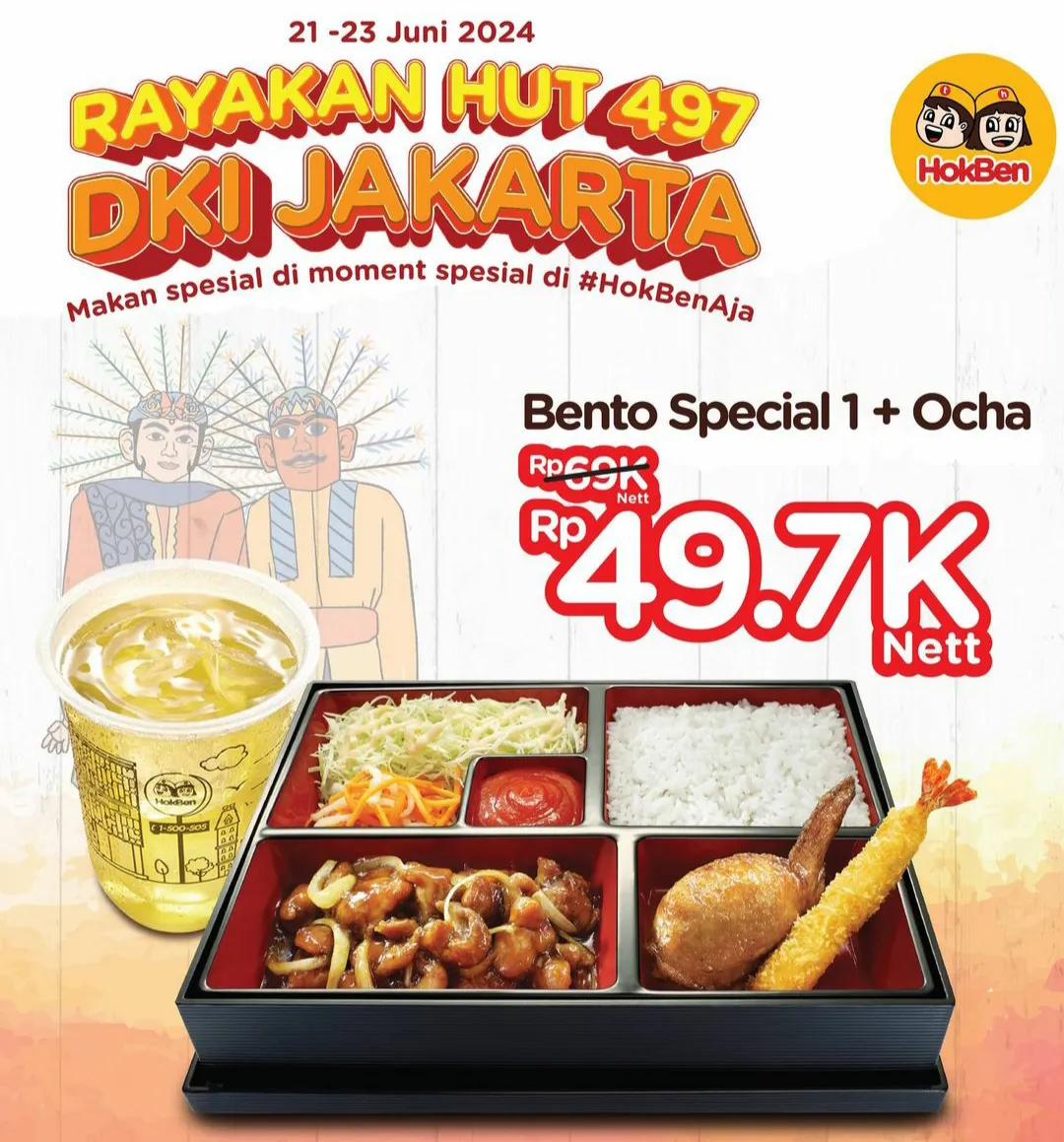 Hokben Promo HUT ke-497 Jakarta